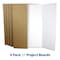 Flipside 36in X 48in Project Boards For Presentations, Science Fair, School Projects, White, 4PK 18042 - alternate 2